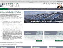 Tablet Screenshot of buildingprofiles.co.uk